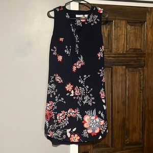 floral shirt dress